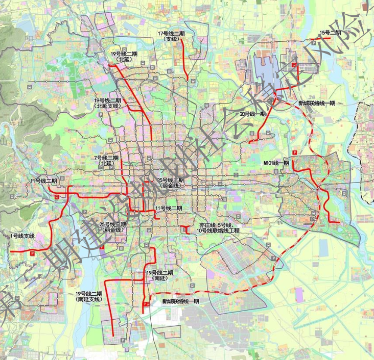 北京地铁三期规划公示这些板块成最大赢家