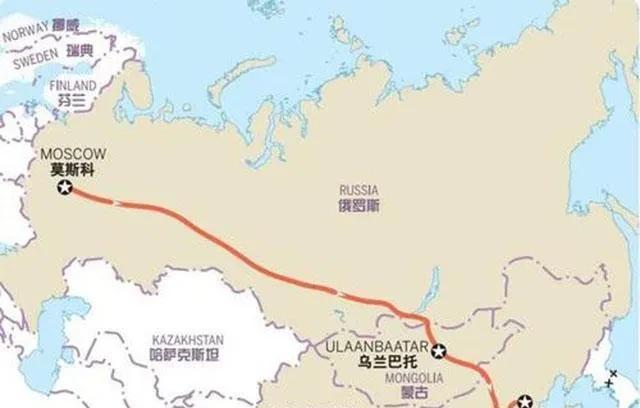 编号为k3次的国际列车横跨中俄蒙三国,全程7800公里,每周只有一个班次