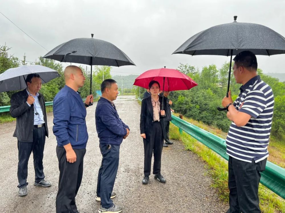 7月14日,县委副书记,政府县长马晓红调研防汛,地质灾害,农村住房安全