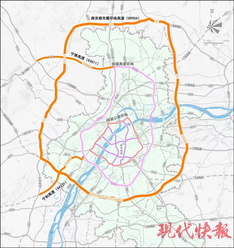 最新国家公路网规划发布南京都市圈环线高速升级了