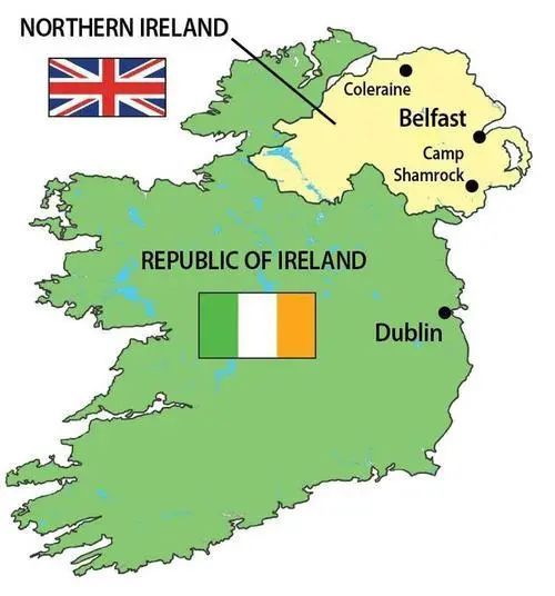 因为早在爱尔兰独立之前,英国本土的四个地区——英格兰,苏格兰