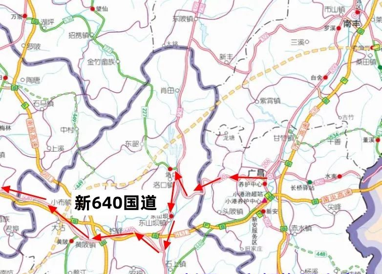 最新规划广昌将新增一条国道