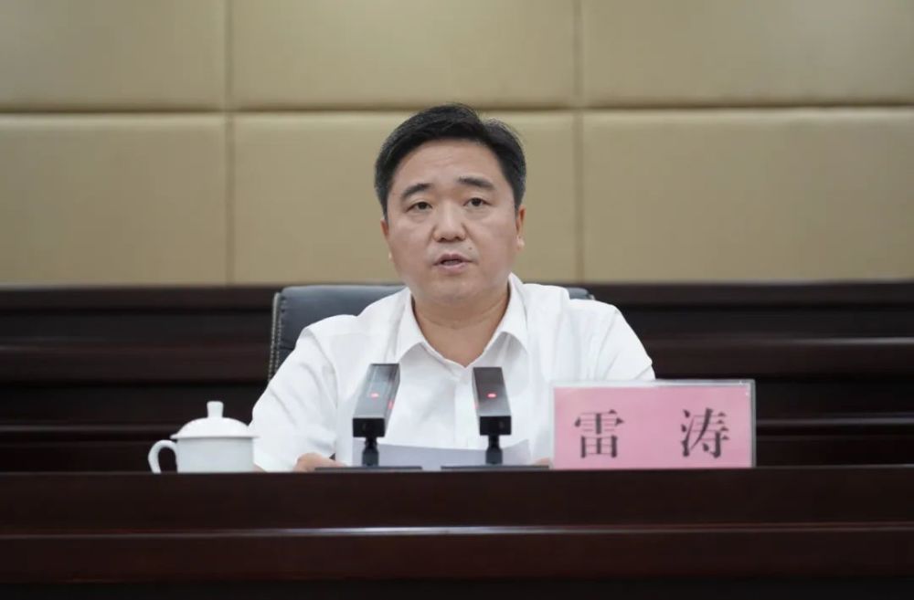 雷涛强调严防死守严加防范全力以赴抓好防汛减灾和地灾防治各项工作