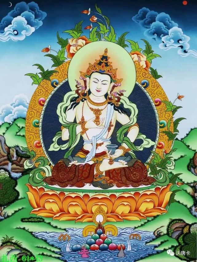 编号138-596691:彩绘唐卡-金刚萨埵(61×43cm左右)