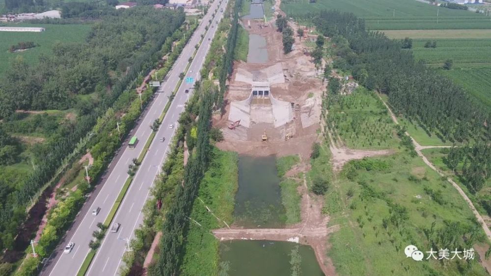 大城县环城水系综合整治工程西河路滨河路