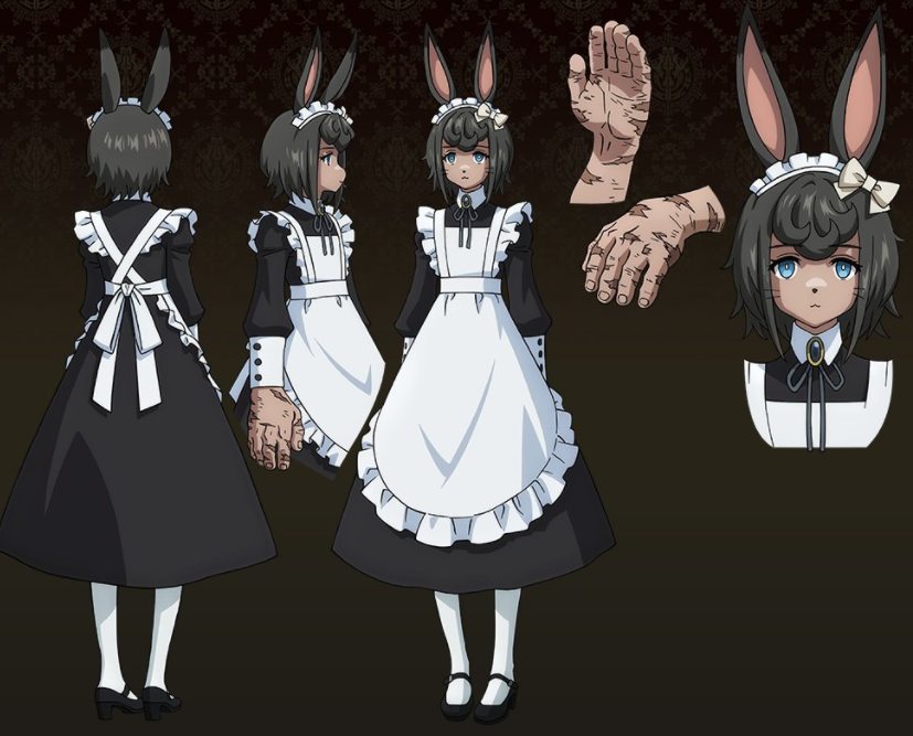 先简单科普一下这位角色设定,该兔女仆真名叫猎头兔.