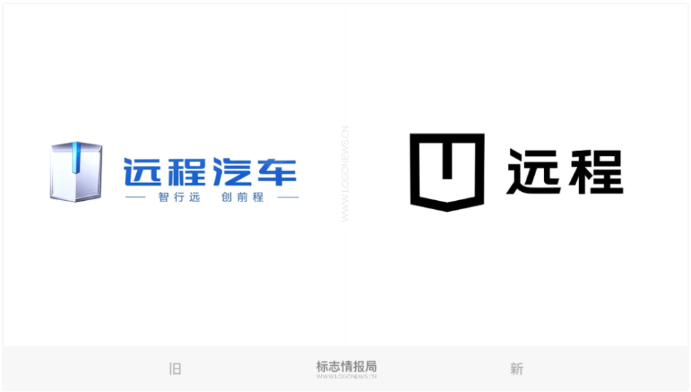 吉利旗下远程汽车启用新logo