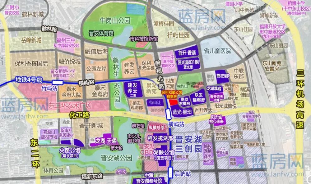 福州首个晋安湖三创园重要住房配套开工将供应340套房源