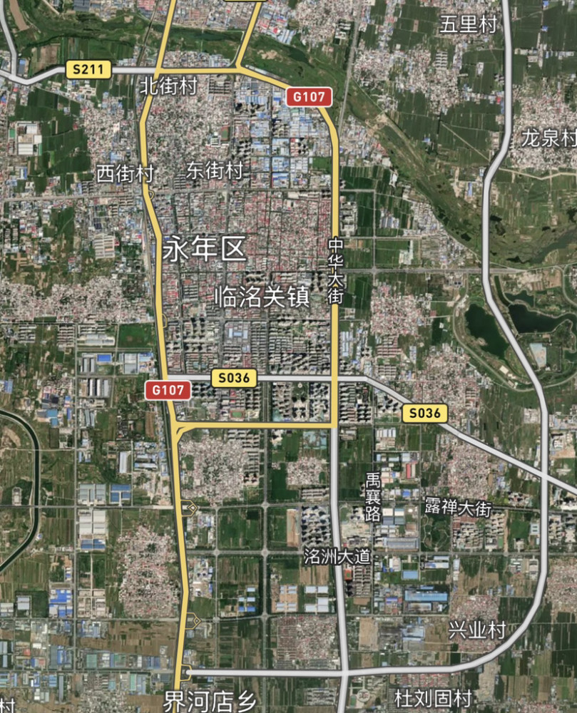 邯郸永年限行区域-邯郸永年单行线地图