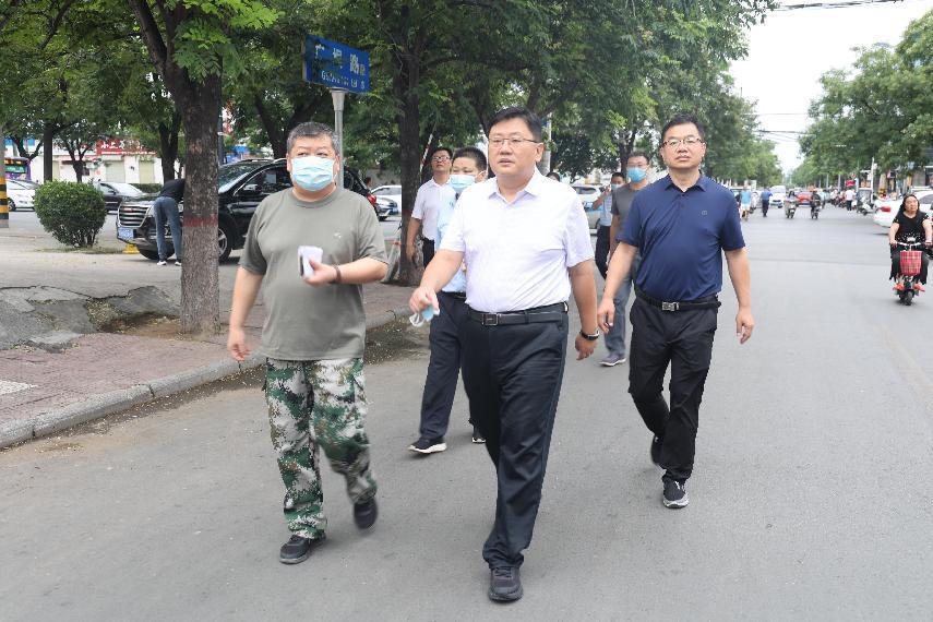 焦作马村区委书记师少辉带队调研全国文明城市常态化