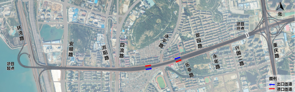 征求公众意见建议青岛唐山路两路段拟建高架