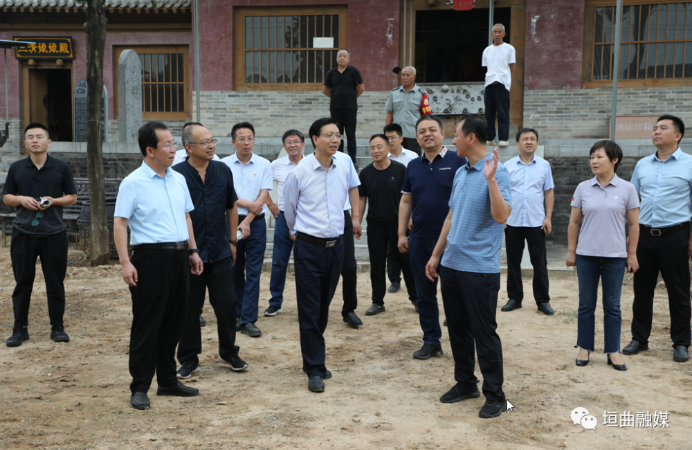 垣曲英言镇北白鹅墓地考古工地拍到的