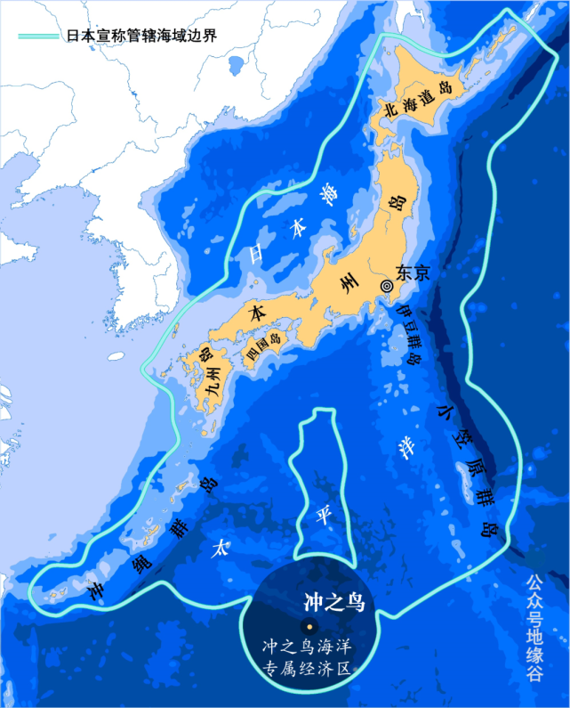 届时日本全国总面积将达到447万平方公里,日本的领海线也从12海里扩展