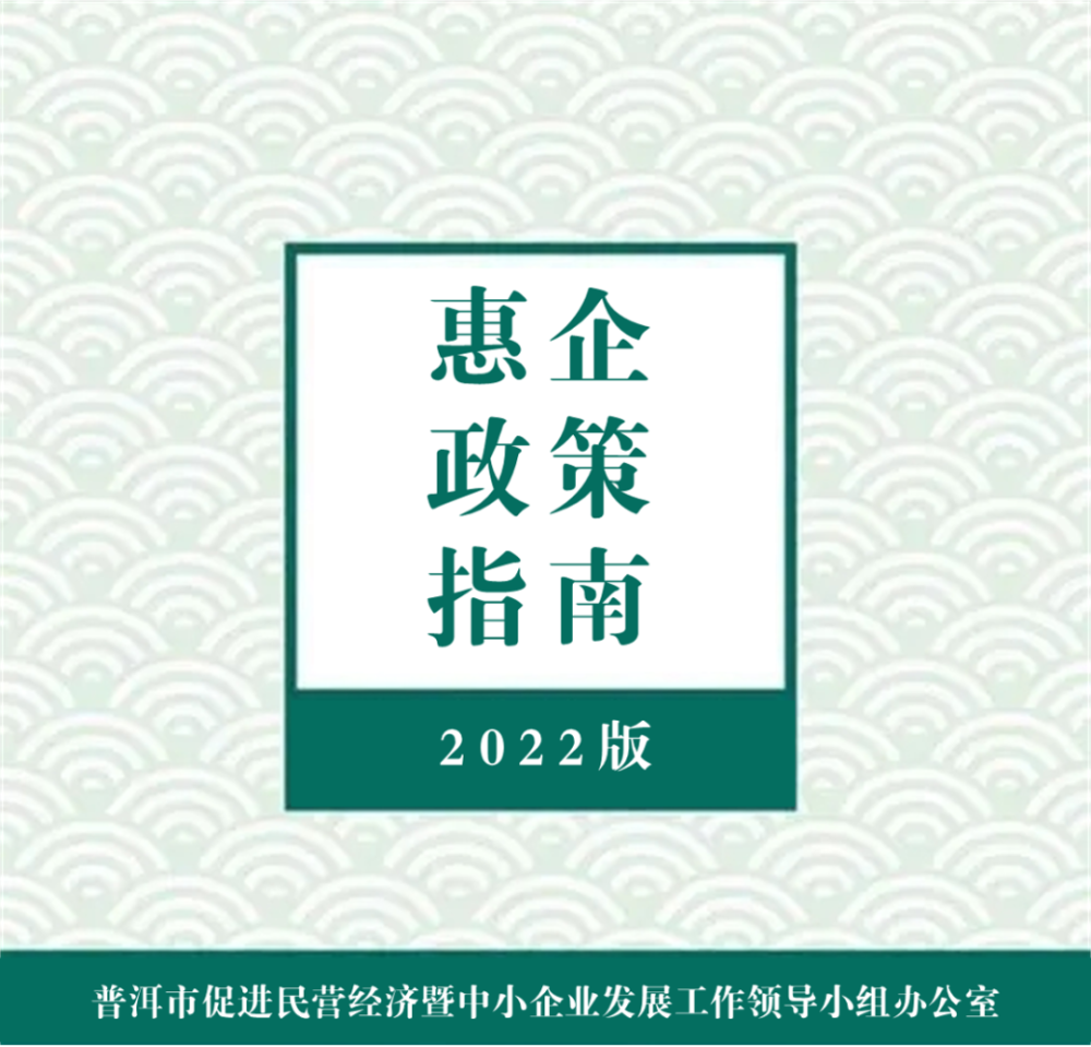 超全超详2022版惠企政策指南第二版