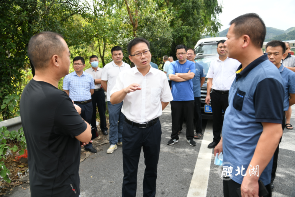 8月21日,区委副书记,区长蒋慧亮到增福街道,骆仙街道,下湄桥街道,人民