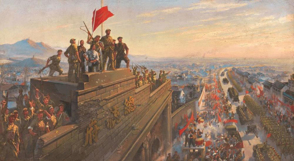 不仅如此,1949年4月在人民解放军发起渡江战役,迅速攻占总统府,残存的