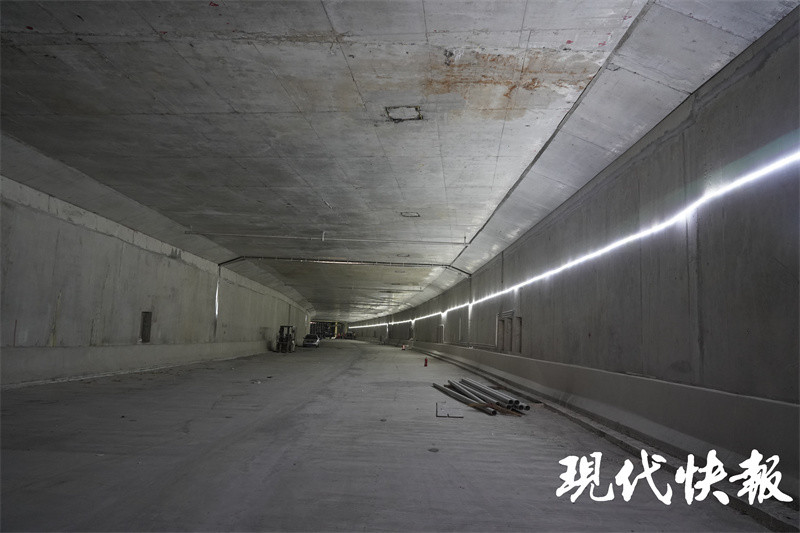 南京和燕路过江通道江南明挖段紧张施工力争年内建成通车