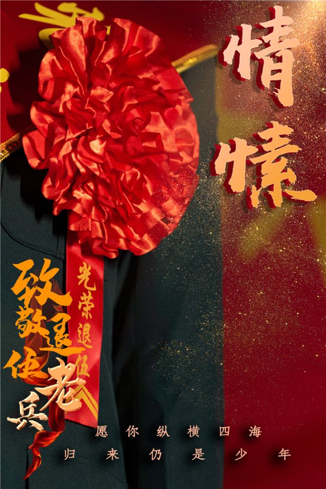 退伍季丨海报珍重老兵