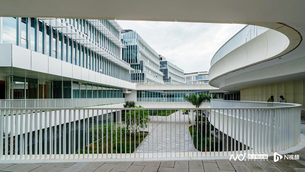 南都拍客 陈晓红 摄香港科技大学(广州)图书馆外观.