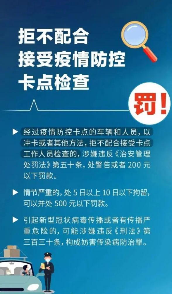 疫情防控以下19种疫情防控违法违规行为及可能产生的法律后果一定要