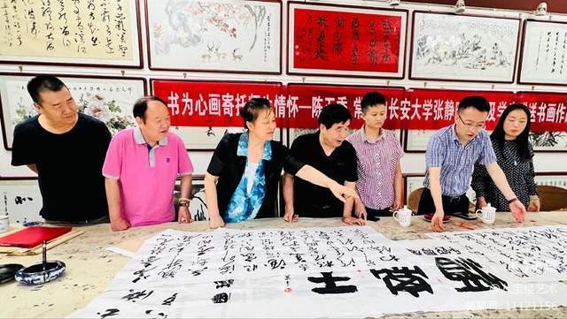 百米长廊翰墨香 丰庆书苑喜迎党的二十大书画小品展在西安隆重开幕