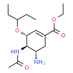 奥司他韦分子结构式(图片来源:chemspider▲扎那米韦分子结构式