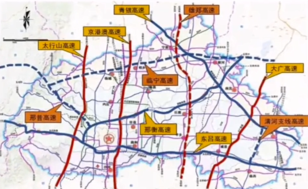 据悉,这是一条超前谋划的邢台北部加密高速,连接青银高速(雄郑高速)和