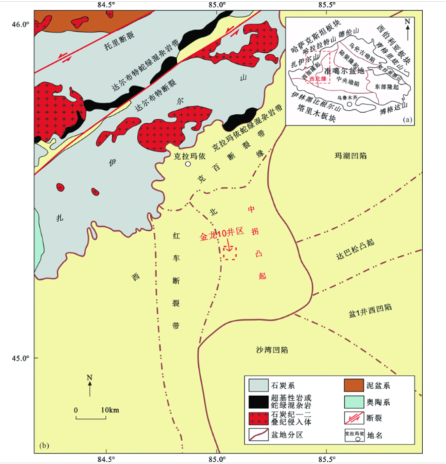 邵龙飞等:准噶尔盆地西北缘中拐凸起石炭纪安山岩年代学,地球化学特征