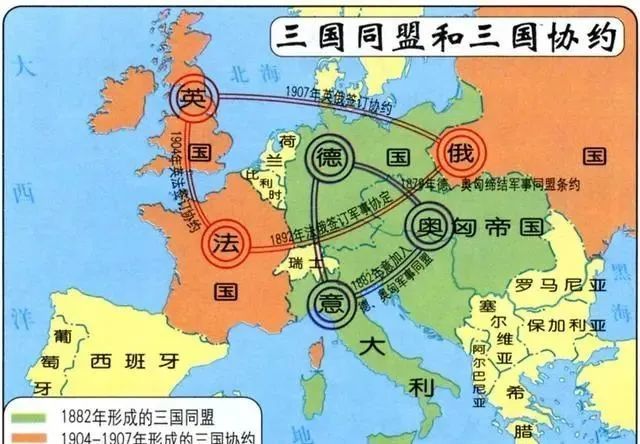 三国同盟和三国协约第一次世界大战士兵1917.11.