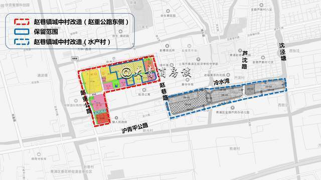 目前《赵巷镇区zx-04 单元 17,23 街坊控制性详细规划和 18 街坊局部