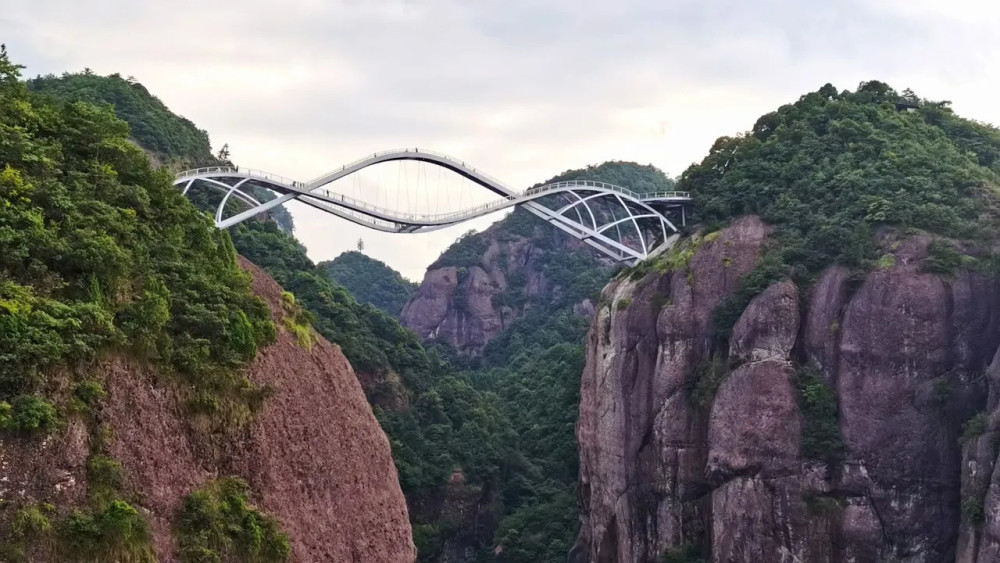 浙江台州神仙居如意桥美景