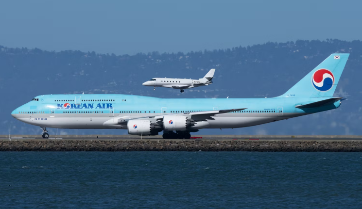 大韩航空波音747-8b5 hl7632(4 pace大韩航空是全球三家747-8运营商