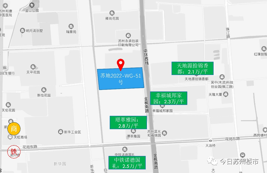 该地块位于吴中区木渎镇金长路北侧,金枫路西侧,为城镇住宅用地,出让