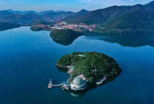 浙江景点推荐九龙湖旅游区低音号语音导游