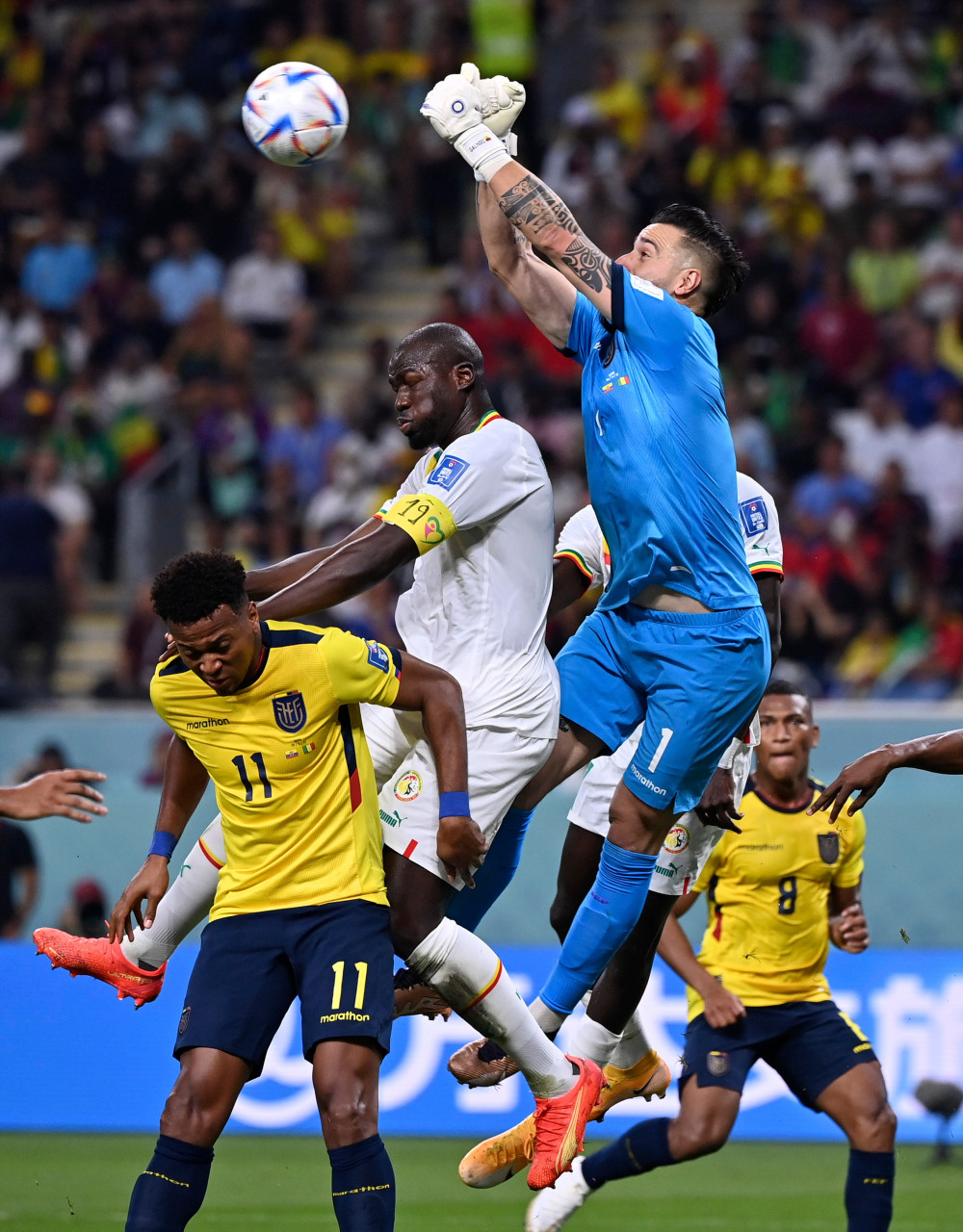 卡塔尔世界杯）足球——A组：厄瓜多尔对阵塞内加尔(3)-腾讯新闻