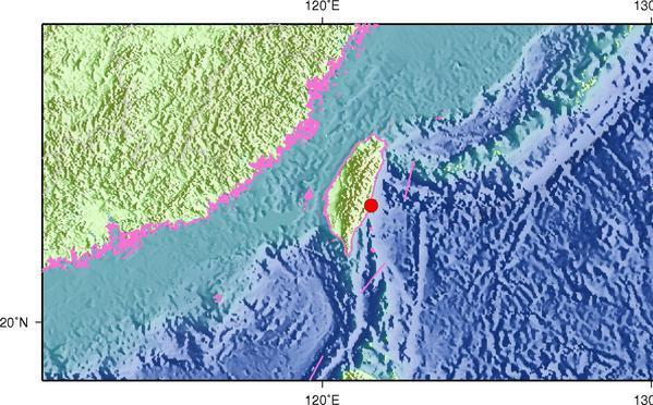 台湾台东发生5.6级地震 许多人在睡梦中被摇醒