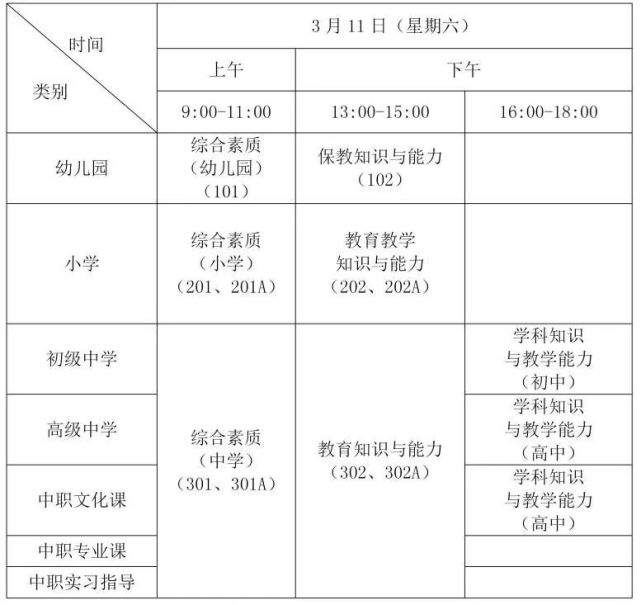 中小学教师资格考试网（考前提醒请查收）