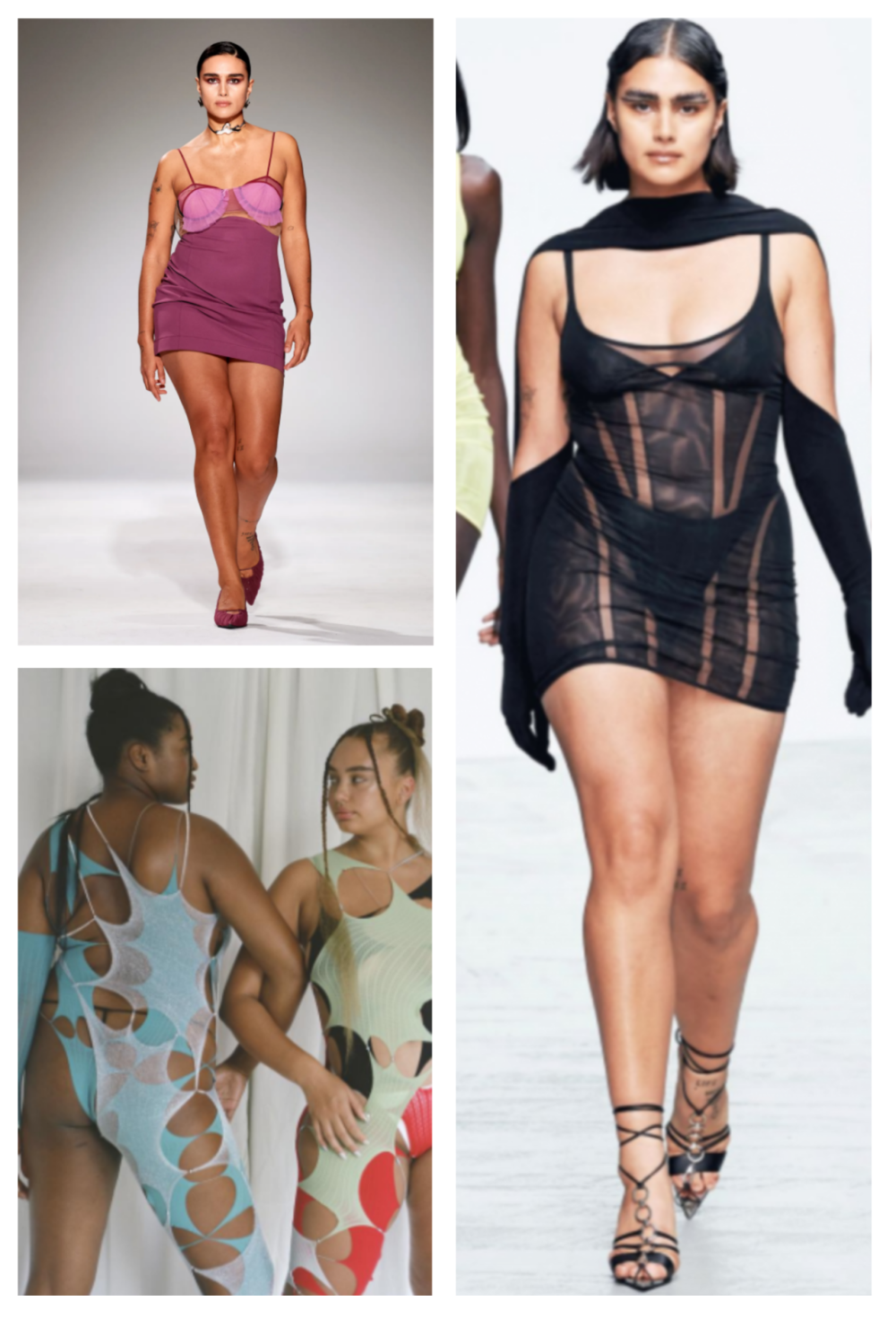 A woman's hands suggestively caressing her body, implying private pleasure