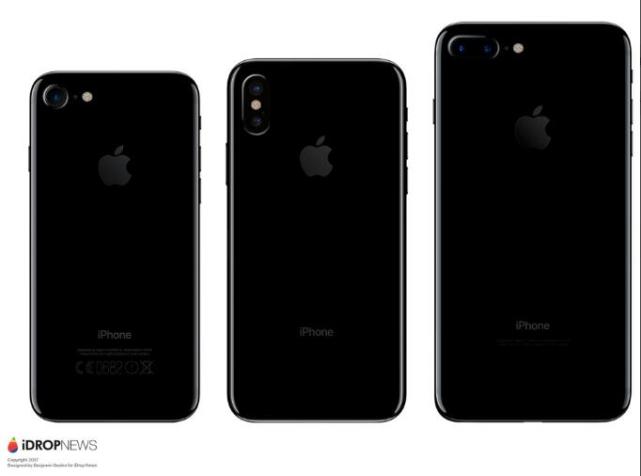 iPhone 8最新渲染图曝光 尺寸介于7和7 Plus之间