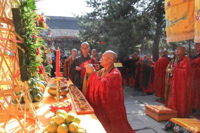 图文直击:五台山碧山寺三坛大戒