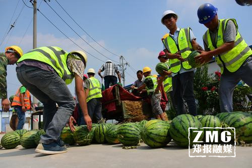 瓜農(nóng)夜宿街頭錢被盜 鄭州市民伸援手高價買瓜