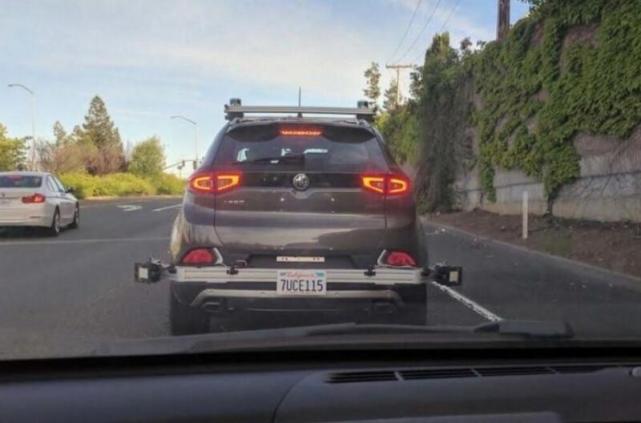 在加州进行测试的名爵GS测试车