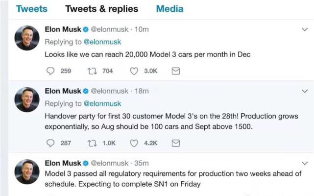 特斯拉Model 3终于来了 首批30辆本月28日正式交付