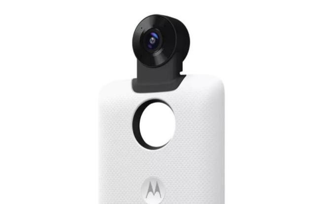 摩托罗拉推出摄像头Moto Mod 支持360度全景拍摄