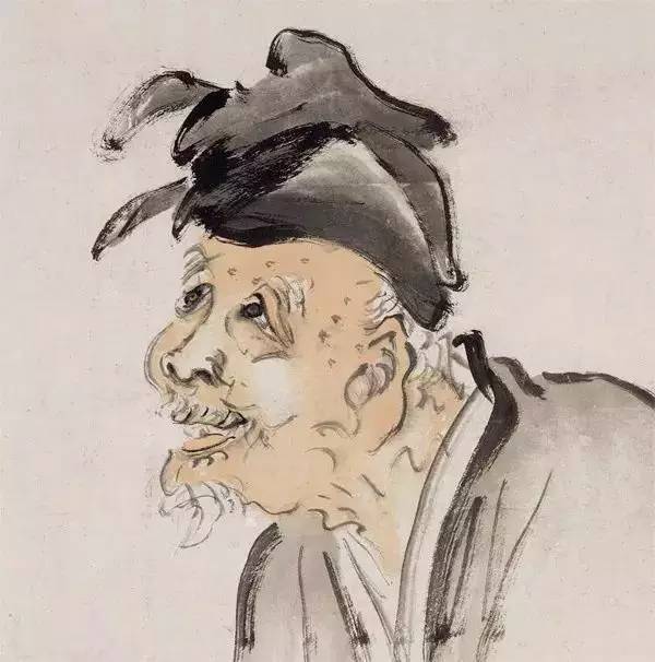黄老怪的人物画作题材多为神仙,佛道和历史经典人物,当然,愤世嫉俗的