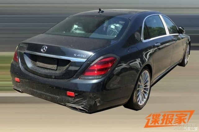 曝梅赛德斯-迈巴赫S450谍照 或年内上市