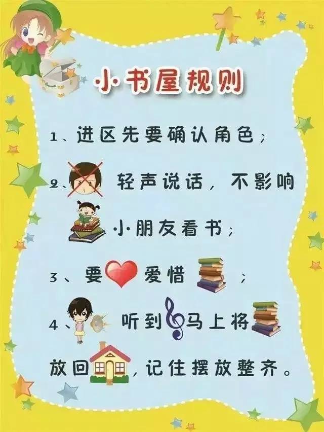 史上最齐全的幼儿园区域规则收好不谢