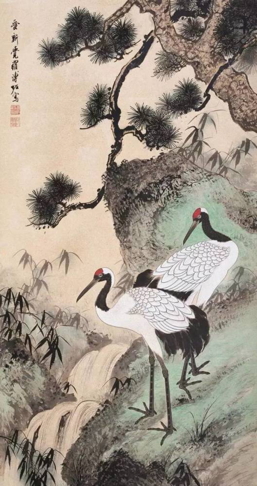 爱新觉罗溥佐花鸟画欣赏