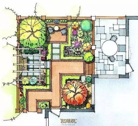景观平面|100款园林庭院景观设计平面图