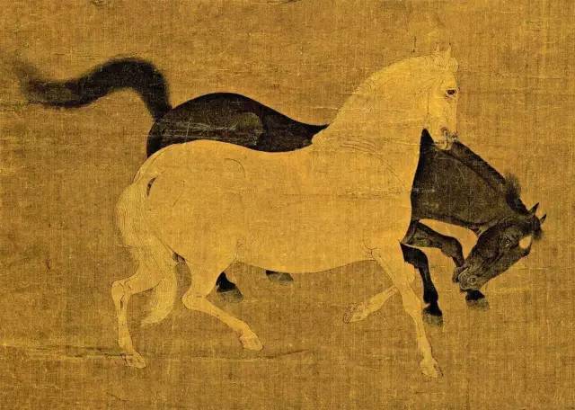 唐 韩干马画欣赏
